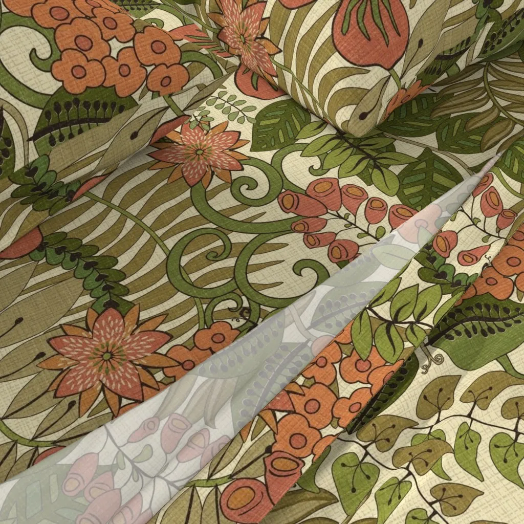Devonshire Cottage Romance Cal King Sheet Set - Salmon alternate view