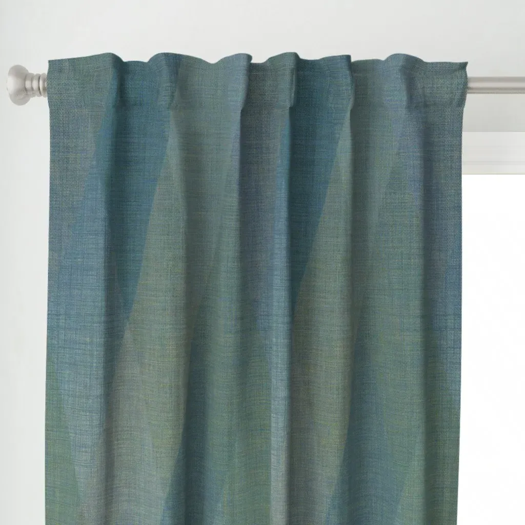Diamanda Moody Curtain Panel - Teal alternate view