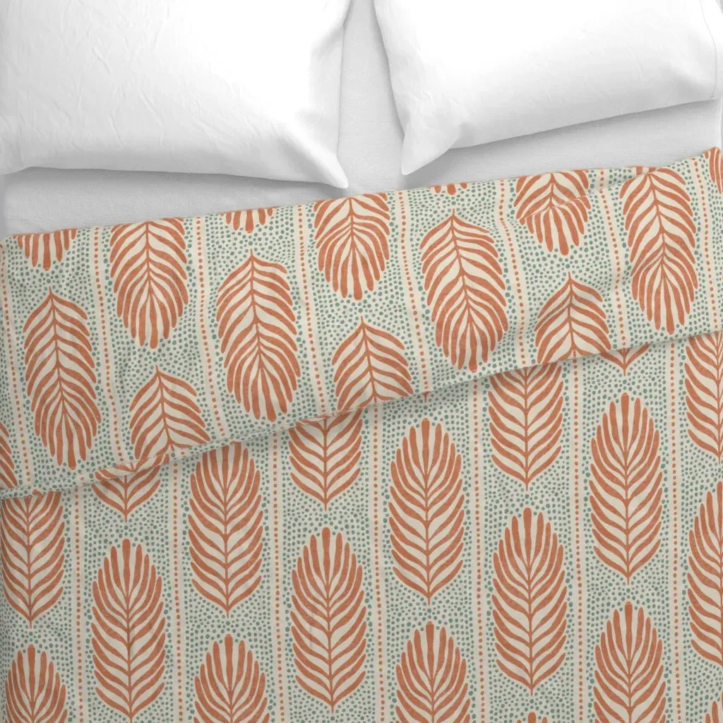 Dion Duvet Cover - Terracotta alternate view