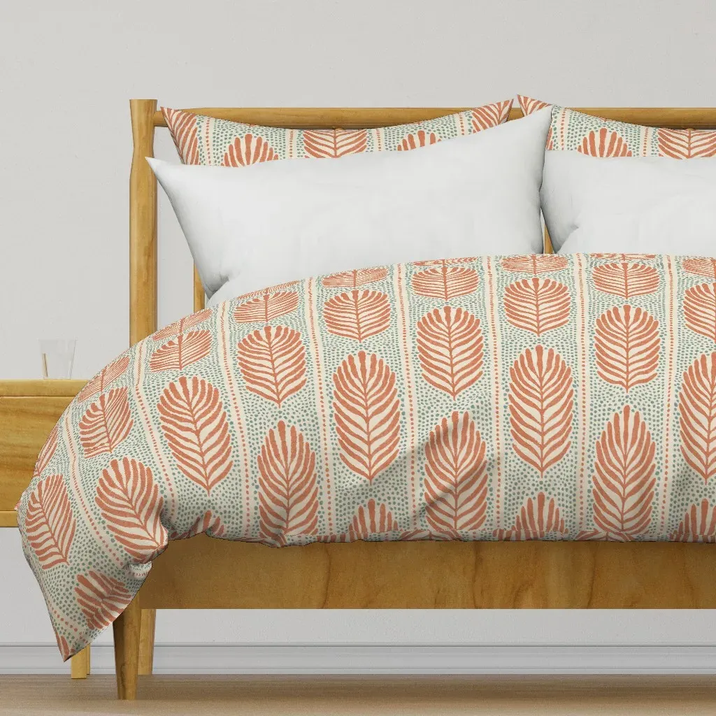 Dion Duvet Cover - Terracotta product