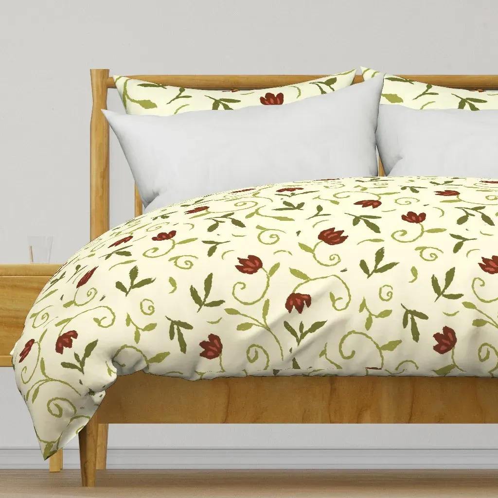 Dipsy Cottagecore Ditsy Duvet Cover - Red product