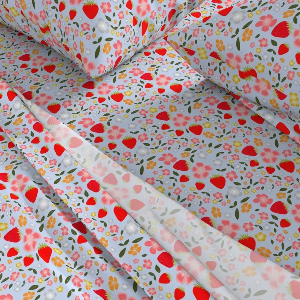 Disco Berry Full Sheet Set - Red alternate view