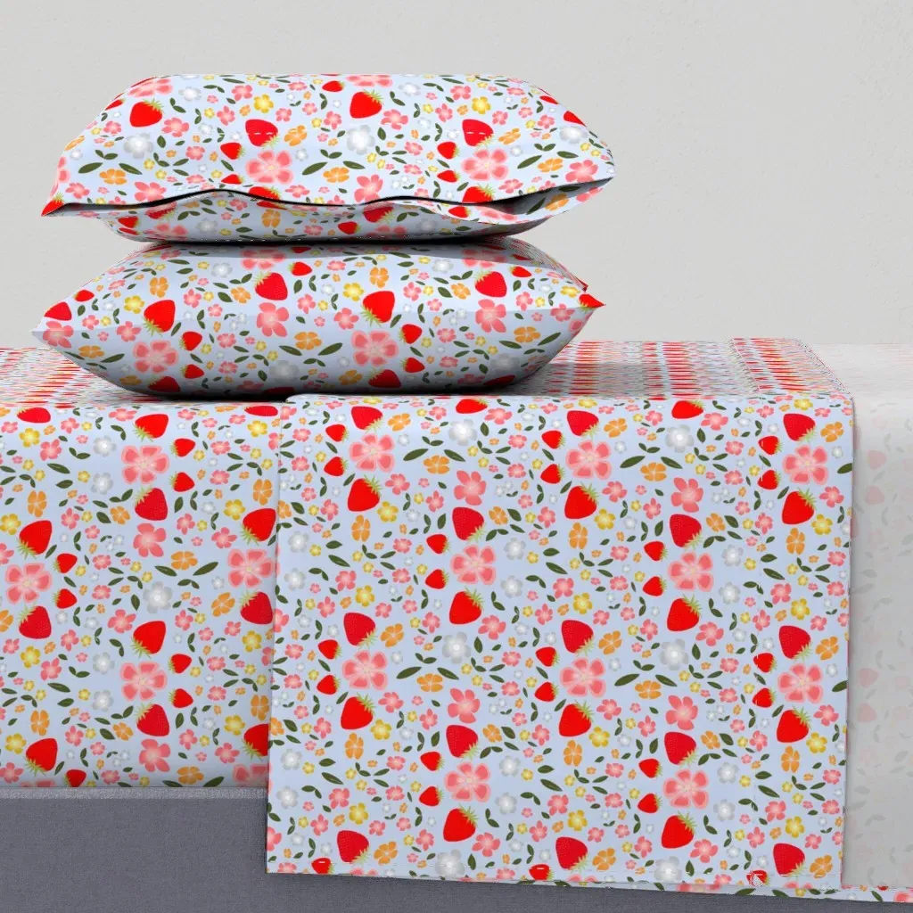 Disco Berry Full Sheet Set - Red product