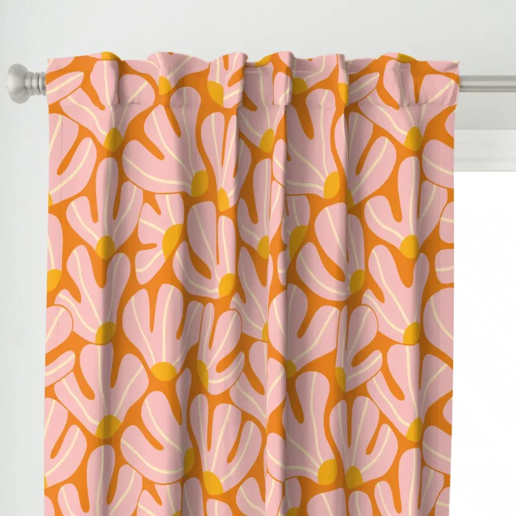 Disco Revival Curtain Panel - Pink alternate view