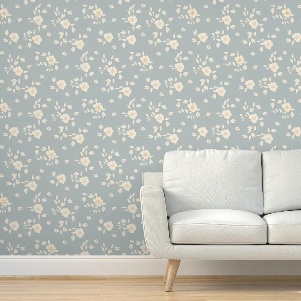Ditsy Florals Peel and Stick Wallpaper - Cream product