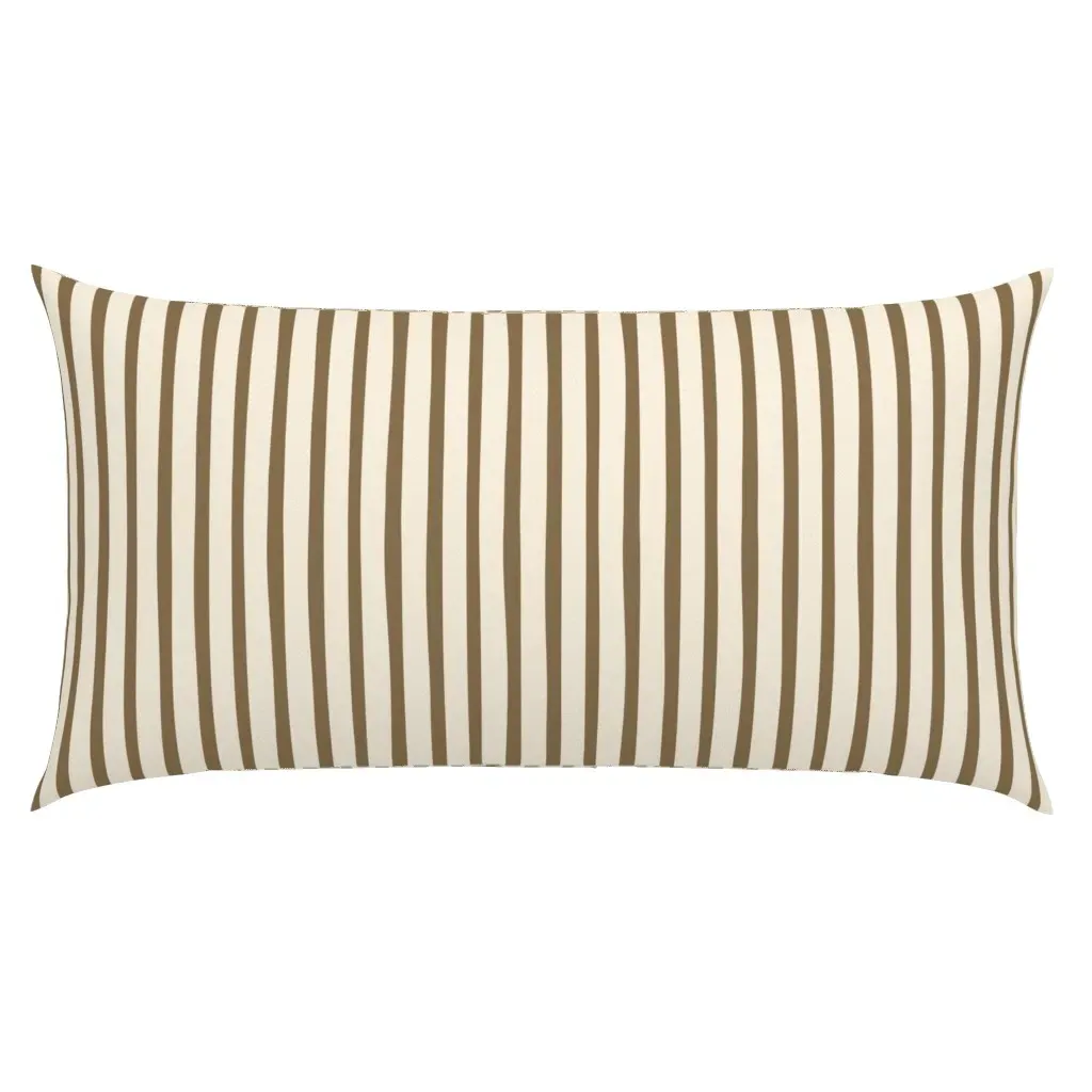 Doggie Stripe King Pillow Sham - Brown product