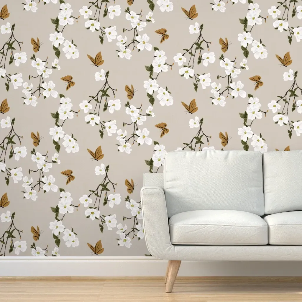 Dogwood Street Peel and Stick Wallpaper - White product