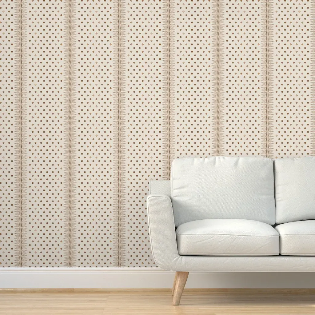 Dohta Peel and Stick Wallpaper - Sienna Brown product