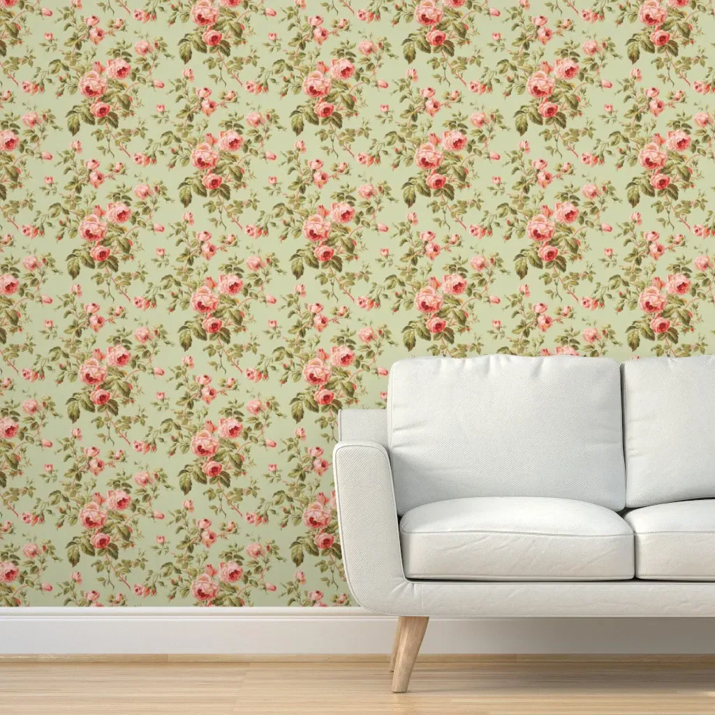 Dolly Rose Sylvan Peel and Stick Wallpaper - Pink product