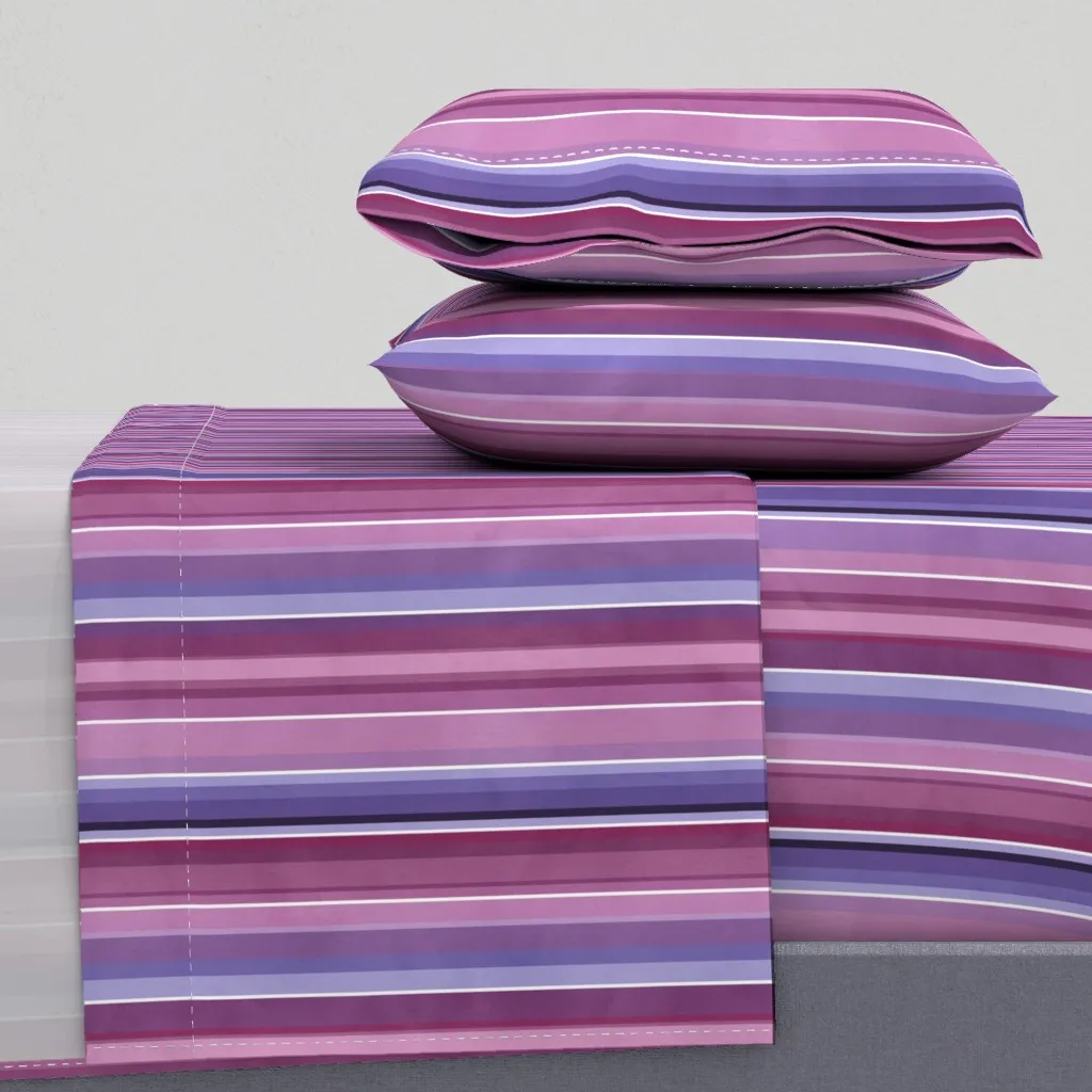 Dragon Fire Stripe Full Sheet Set - Purple product