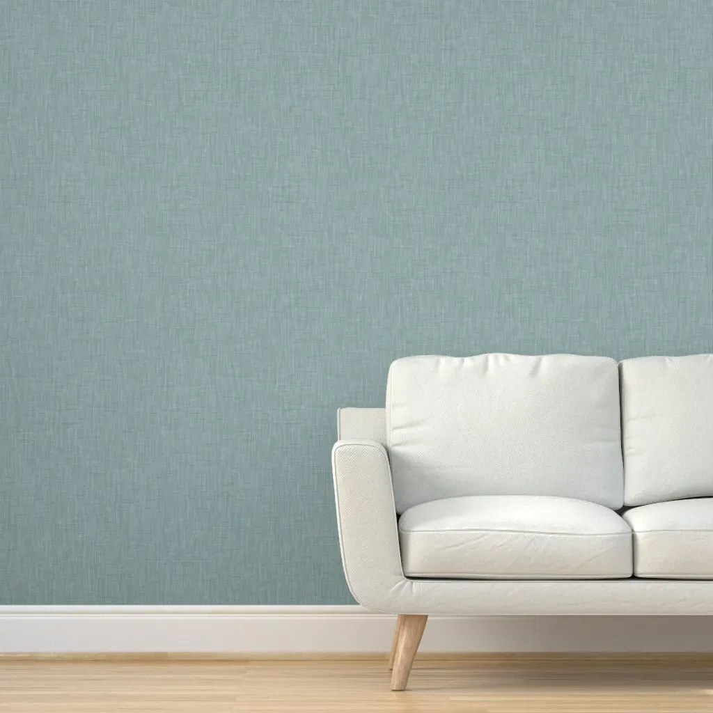 Dream Weaver Linen Blender Peel and Stick Wallpaper - Teal product