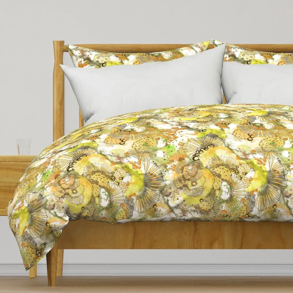 Dreamscape Duvet Cover - Yellow Gold product