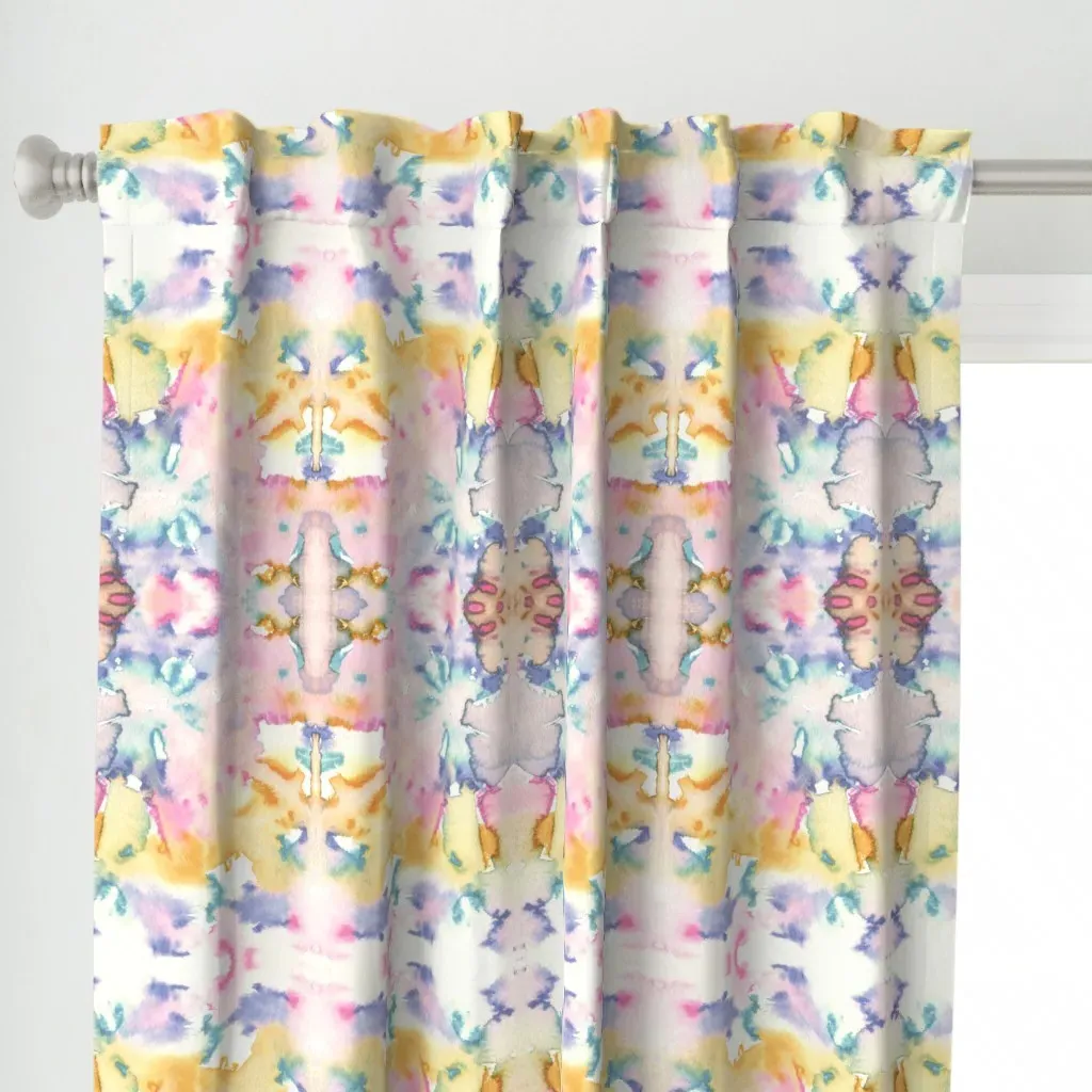 Dreamstate 1A Large Scale Curtain Panel - Pink alternate view
