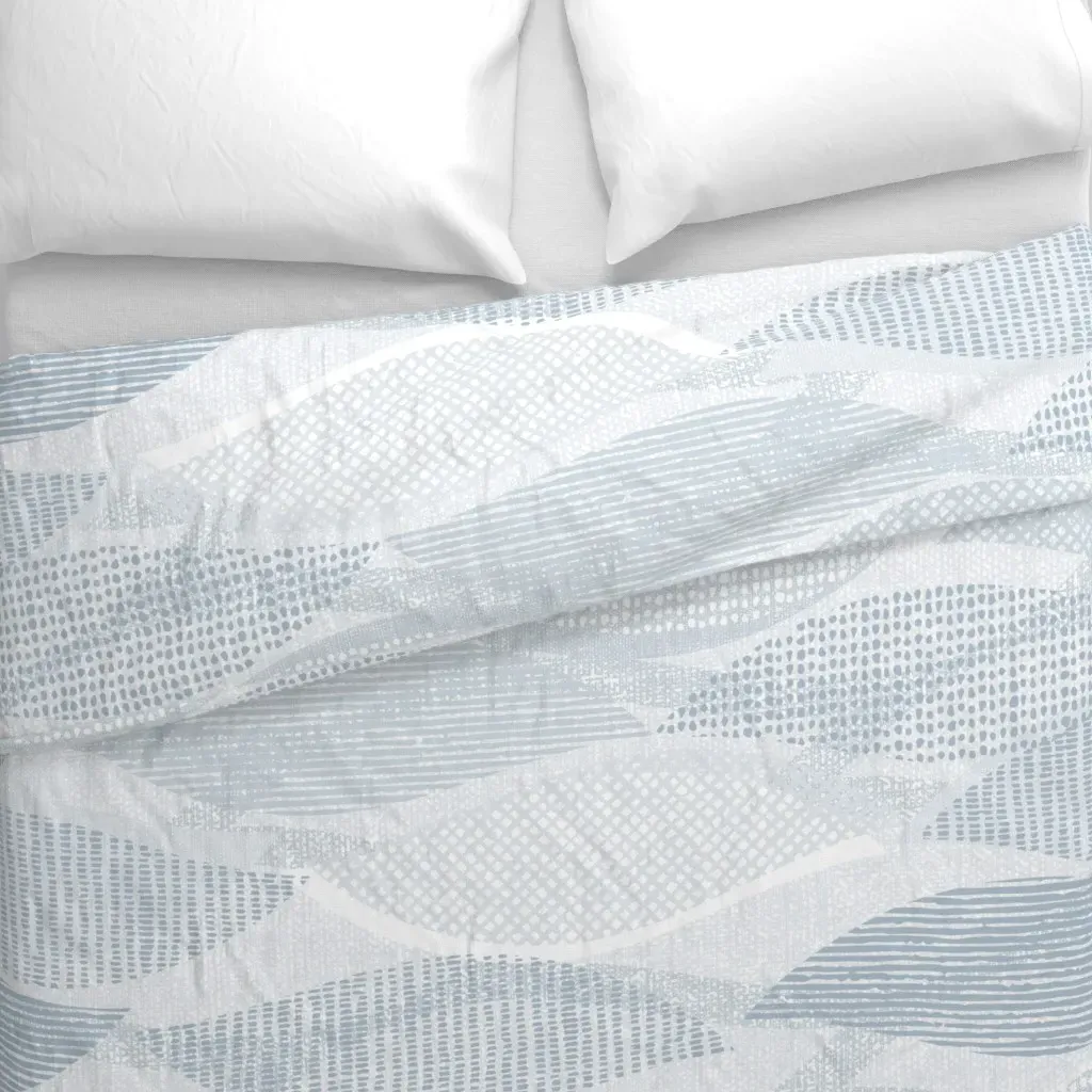 Drift Duvet Cover - Light Blue alternate view