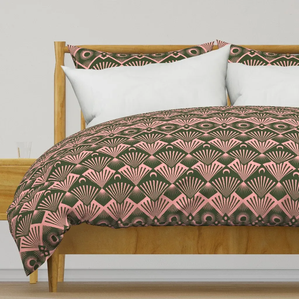 Dusky Moonrise Duvet Cover - Dusty Rose product