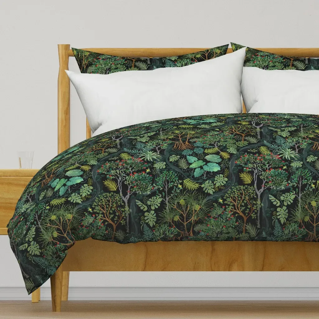 E Malama I Ka Wai Duvet Cover - Green product