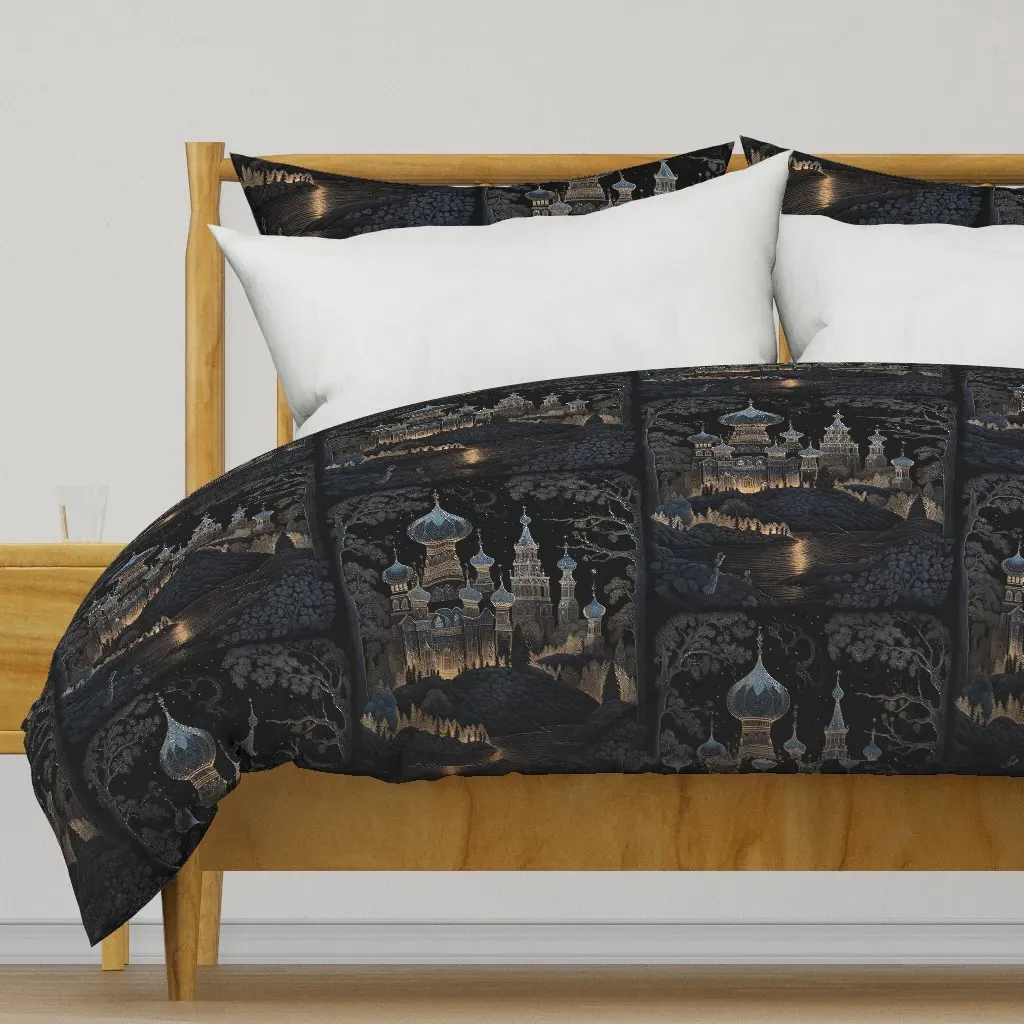 Eastern Palace Duvet Cover - Dark Blue product