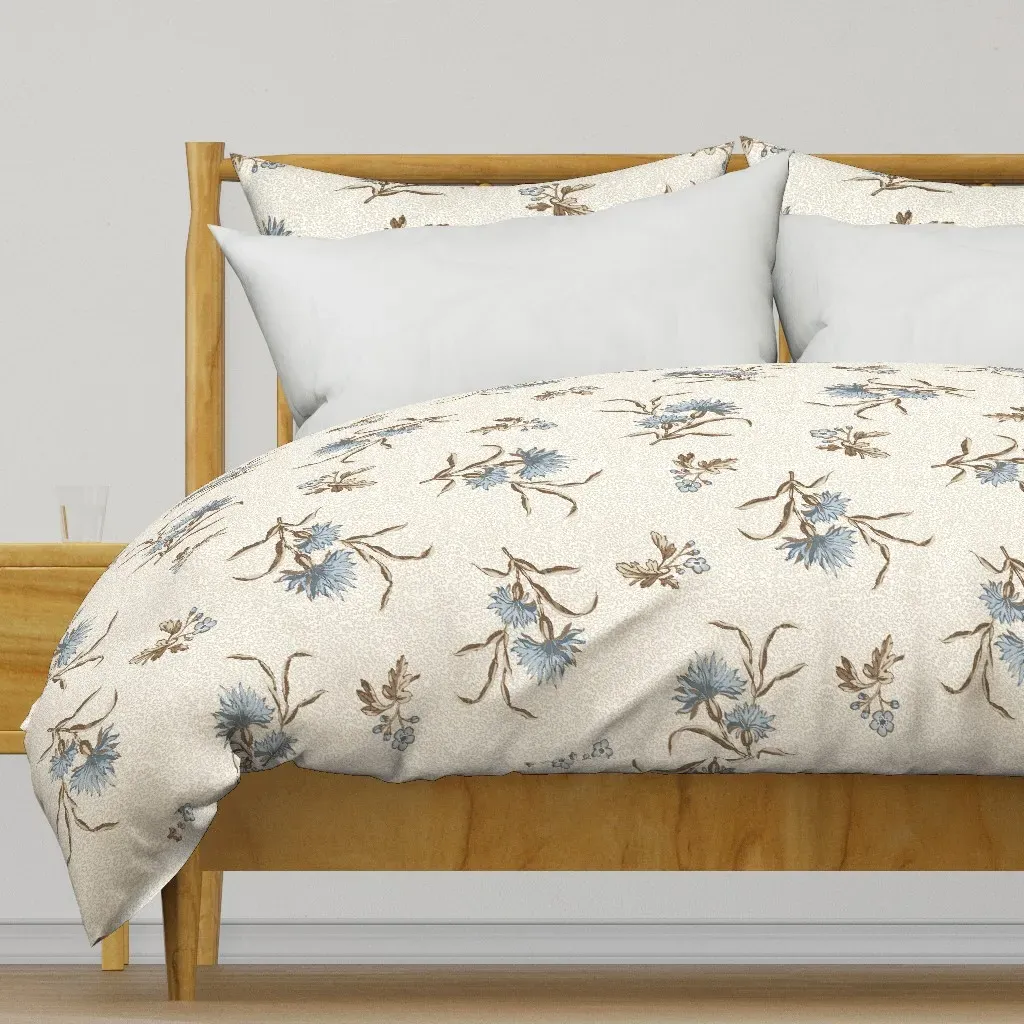 Edwina Floral Toss Duvet Cover - Light Blue product
