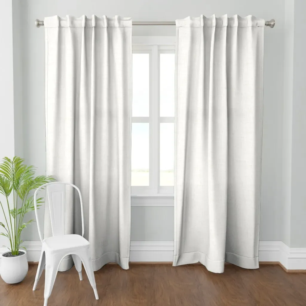 Eggshell Linen Curtain Panel - Off-White product