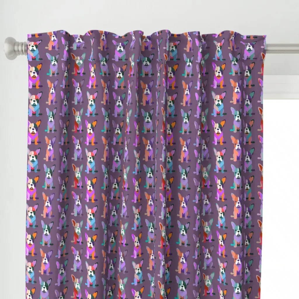 Elderberry Curtain Panel - Purple alternate view
