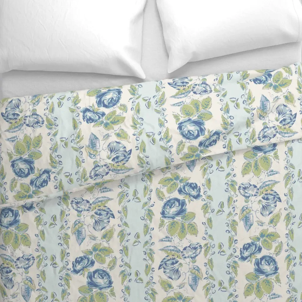 Elinor Rose Large Duvet Cover - Dusty Blue alternate view