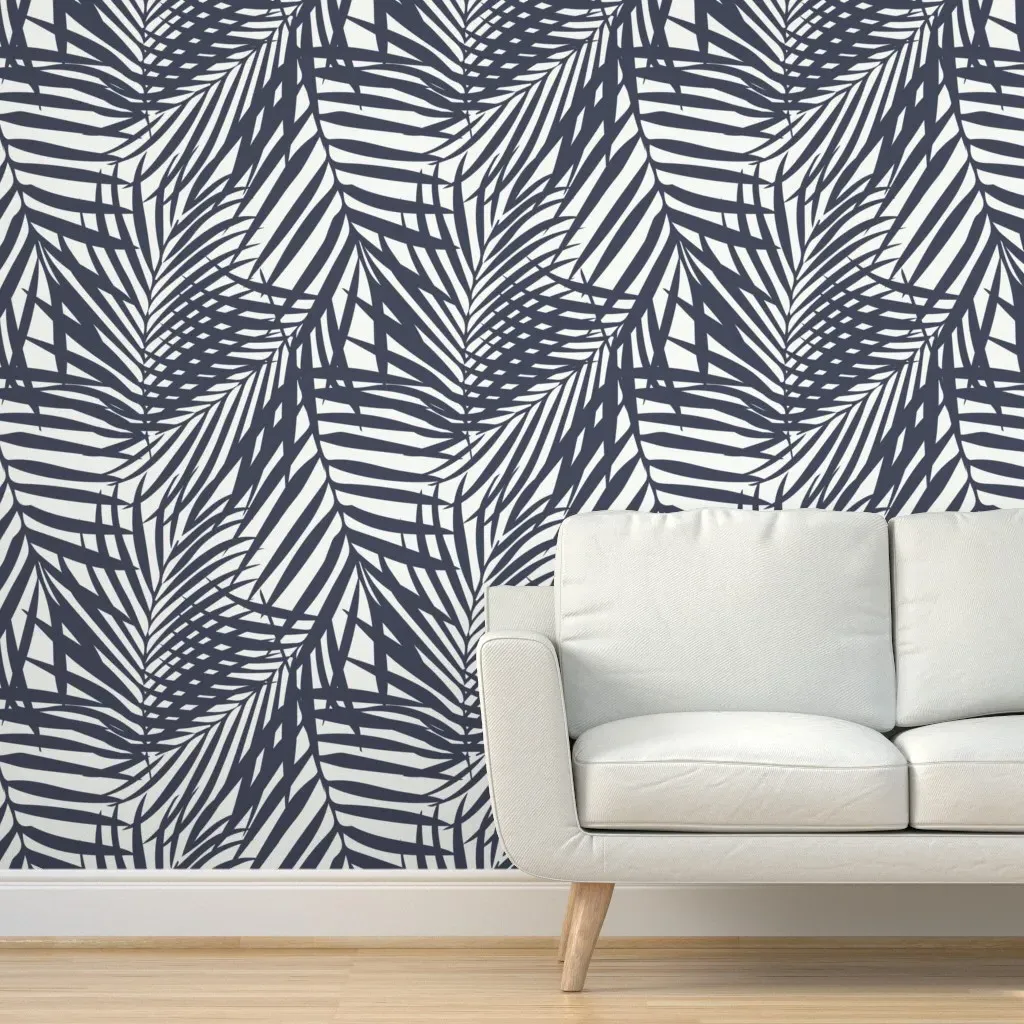 Elizabeth 7 Old Navy Solid Peel and Stick Wallpaper - Slate Blue product