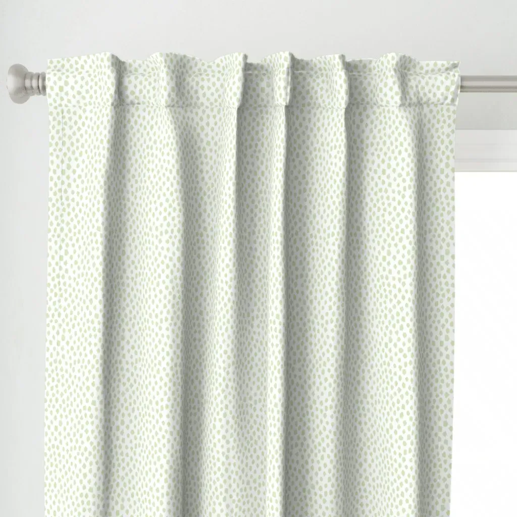 Elizabeth Soft Curtain Panel - Pale Green alternate view