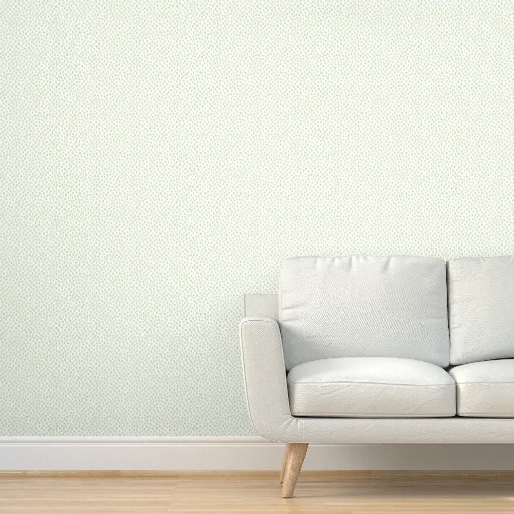Elizabeth Soft Green Spots Peel and Stick Wallpaper - Pale Green product
