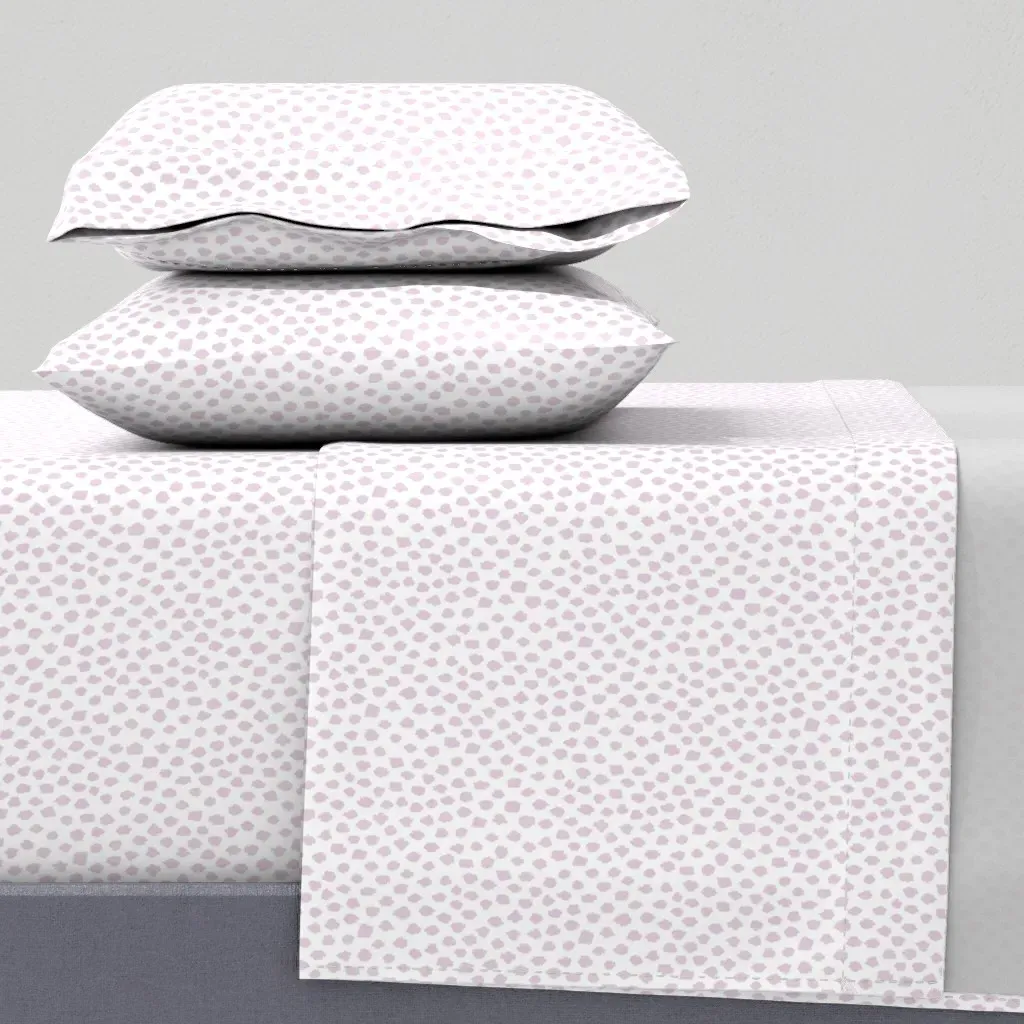 Elizabeth Soft Lilac Spots Queen Sheet Set - Lavender product