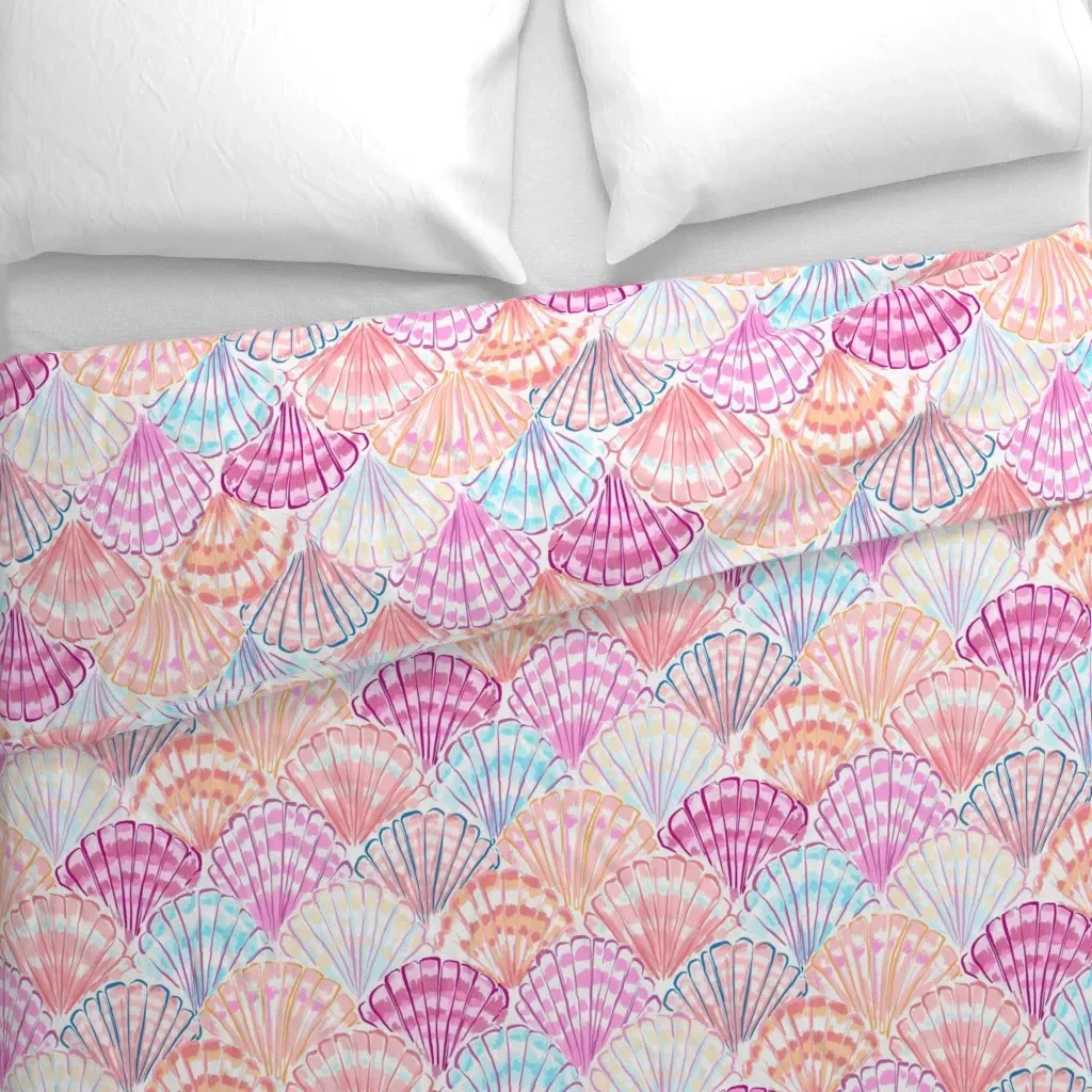 Ella's Shells Duvet Cover - Pink alternate view