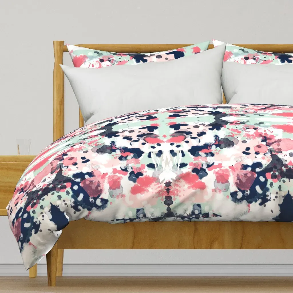 Ellie Abstract Duvet Cover - Pink product