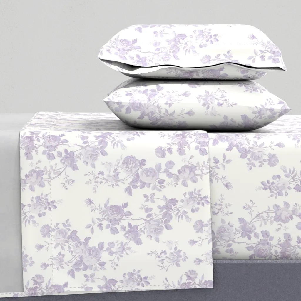 Eloise Floral Twin XL Sheet Set - Lavender product