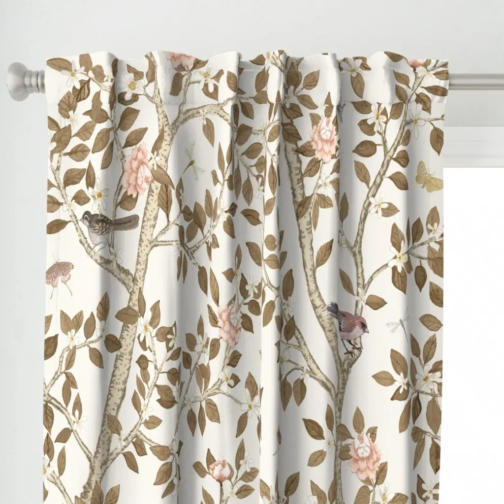 Elsie's Curtain Panel - Brown alternate view