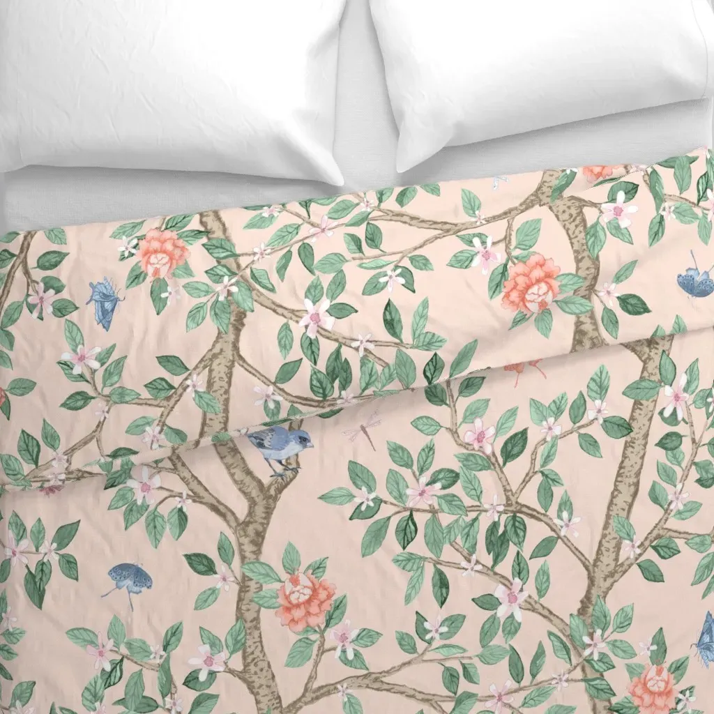 Elsie's Garden Duvet Cover - Green alternate view