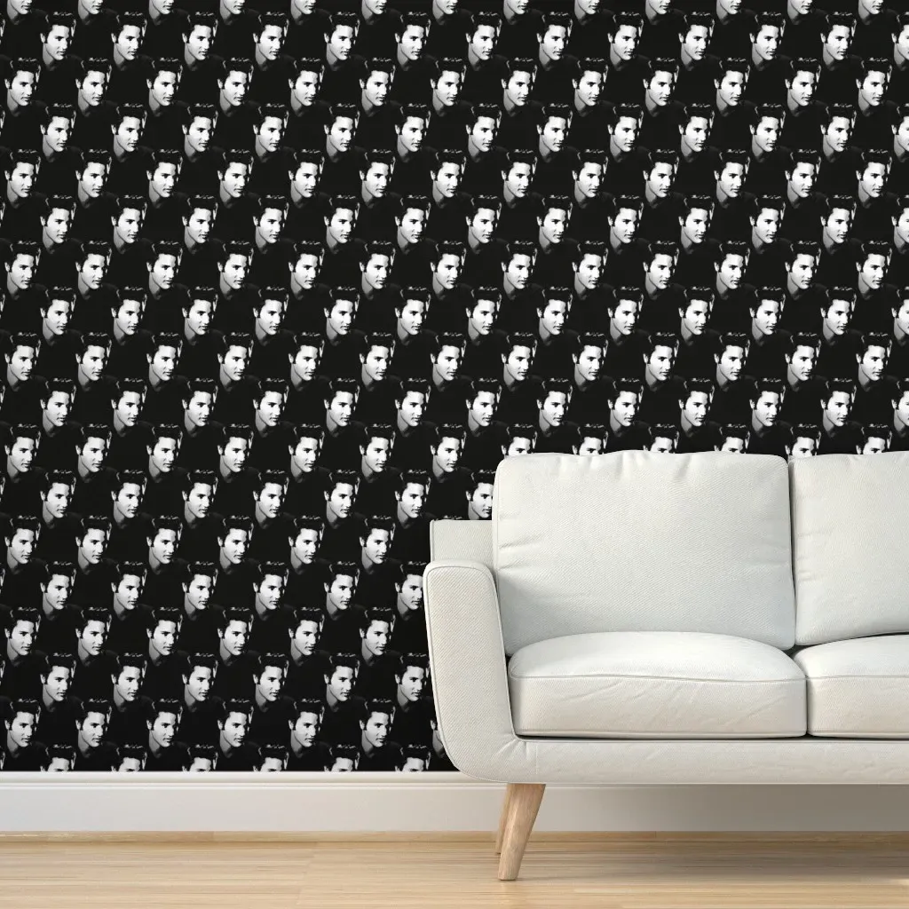 Elvis The King 1262-L Peel and Stick Wallpaper - White product