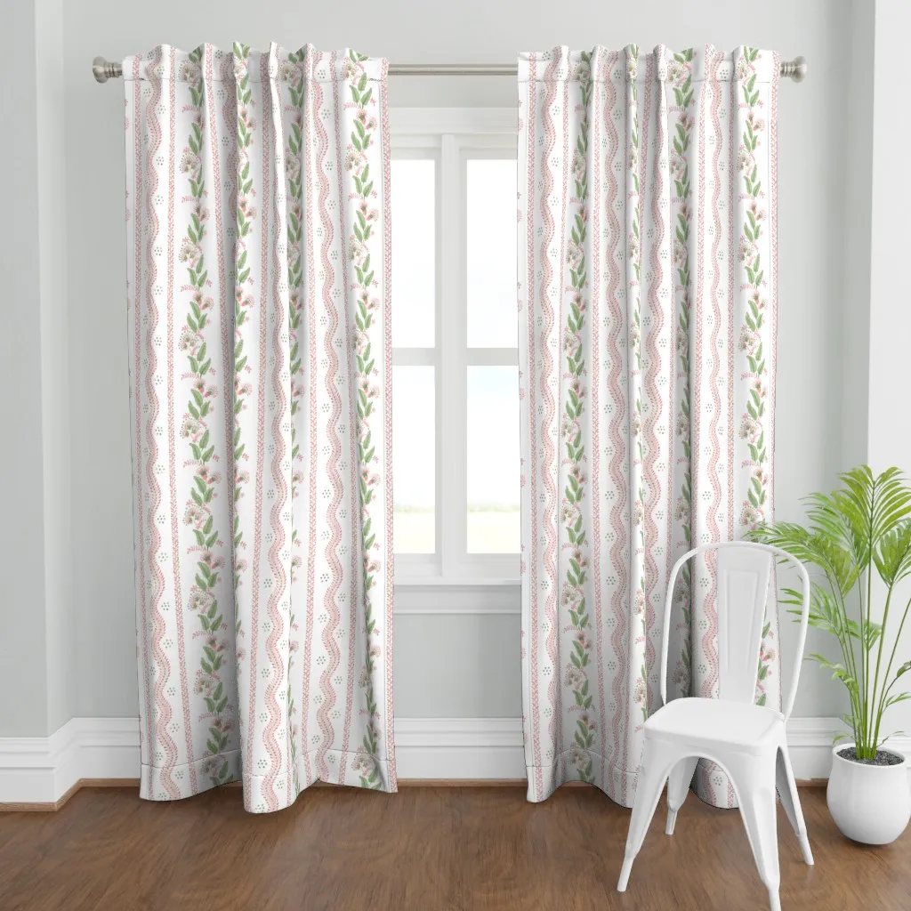 Emma Alexis Curtain Panel - Pink product