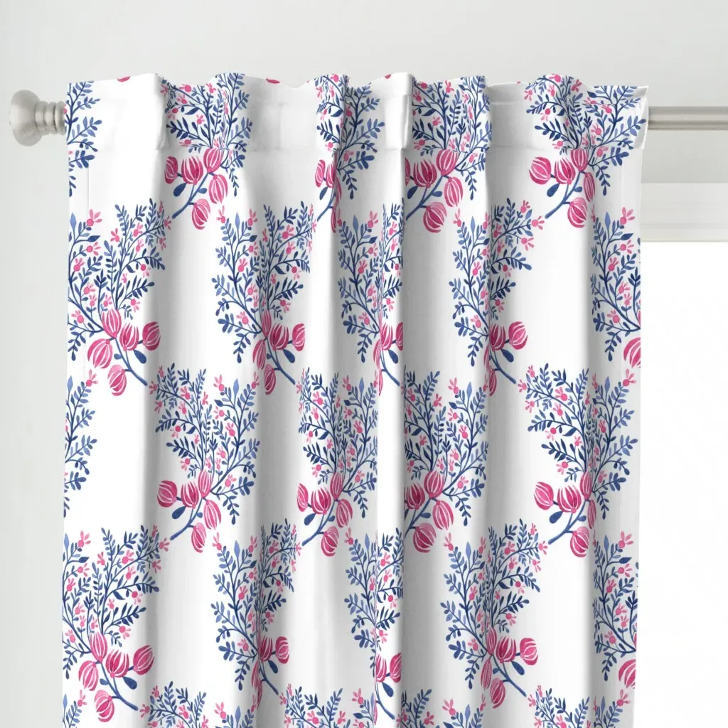 Emma Curtain Panel - Pink alternate view