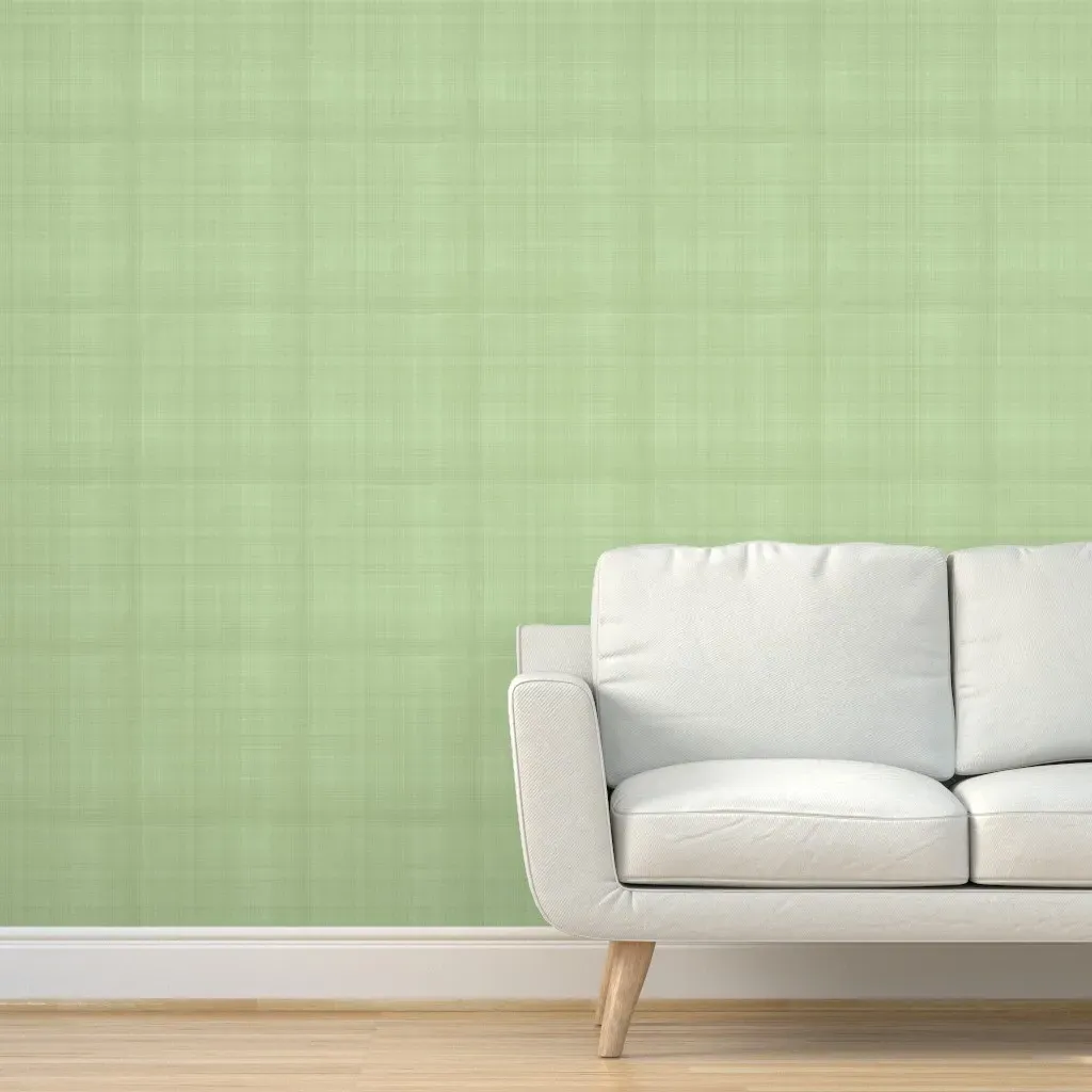 Emma Solid Texture Peel and Stick Wallpaper - Pale Green product