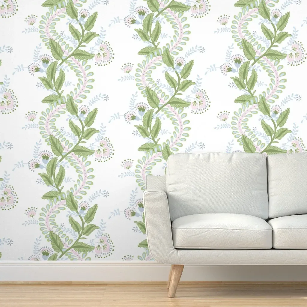 Emmy Gina3 Peel and Stick Wallpaper - Pink, Blue, Green product