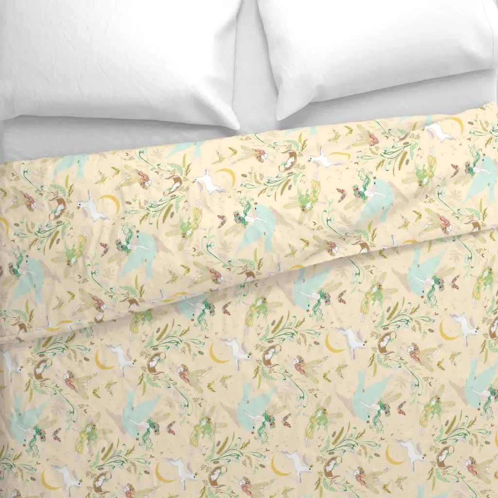 Enchanted Fairies Duvet Cover - Peach alternate view