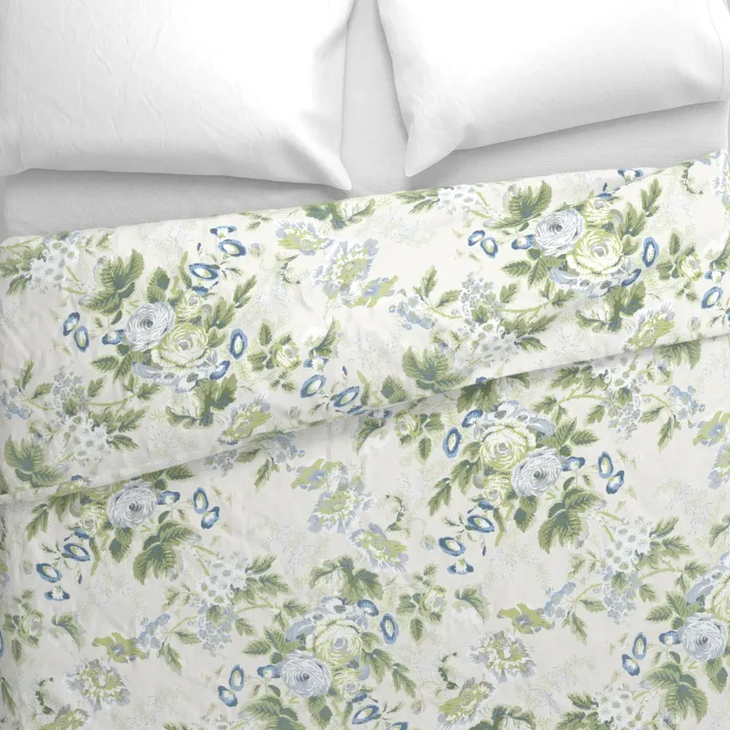 English Chintz Maddie Richer Duvet Cover - Blue alternate view