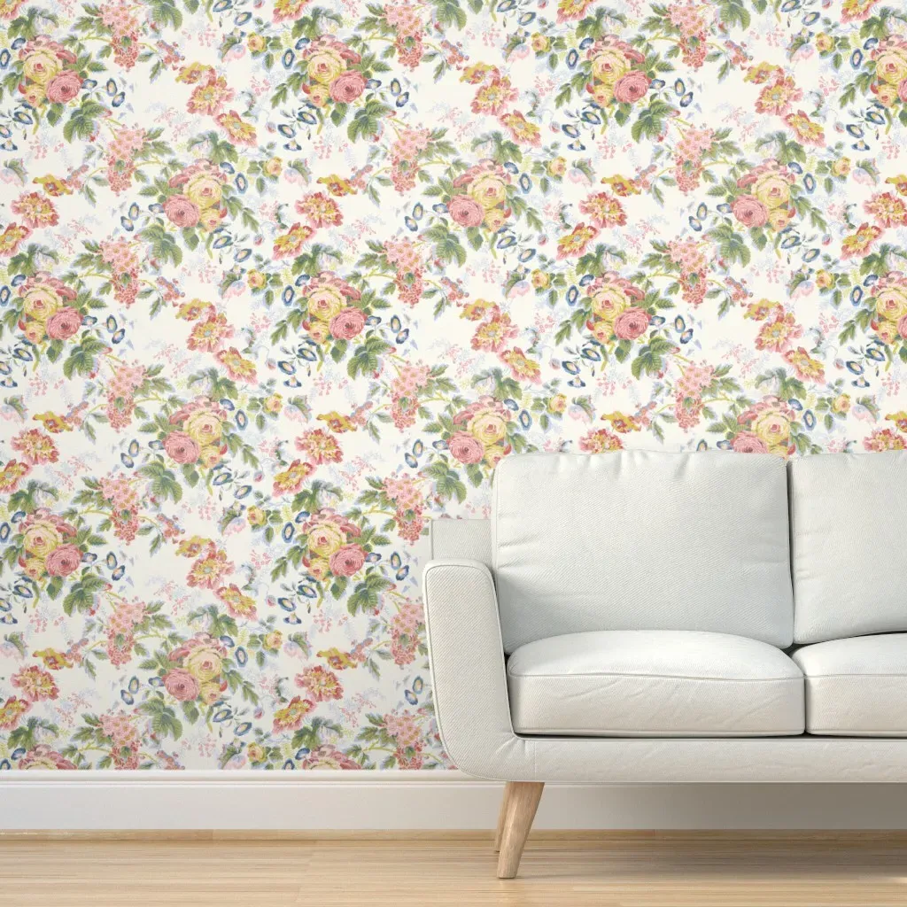 English Chintz Madison Peel and Stick Wallpaper - Green product