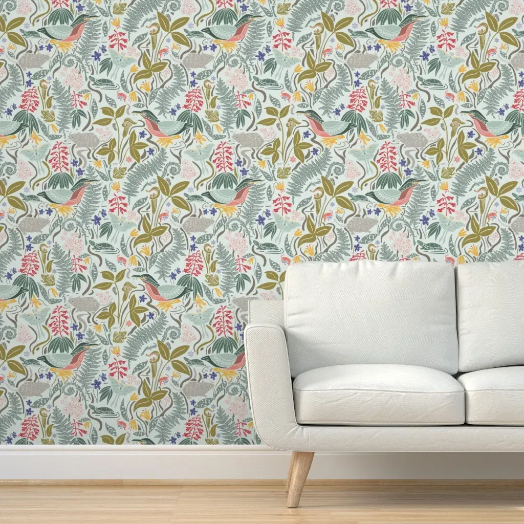 Eno River Peel and Stick Wallpaper - Teal product