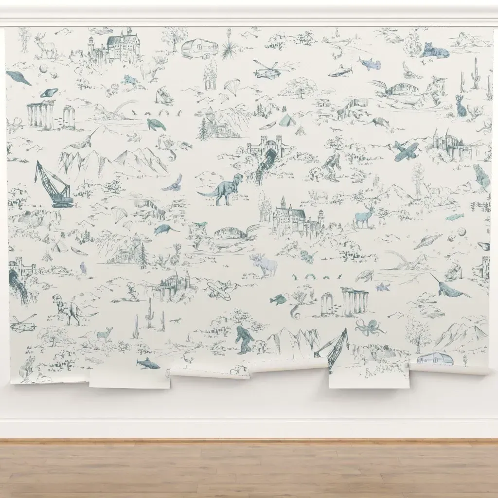 Epic Toile Ford Peel and Stick Wall Mural product