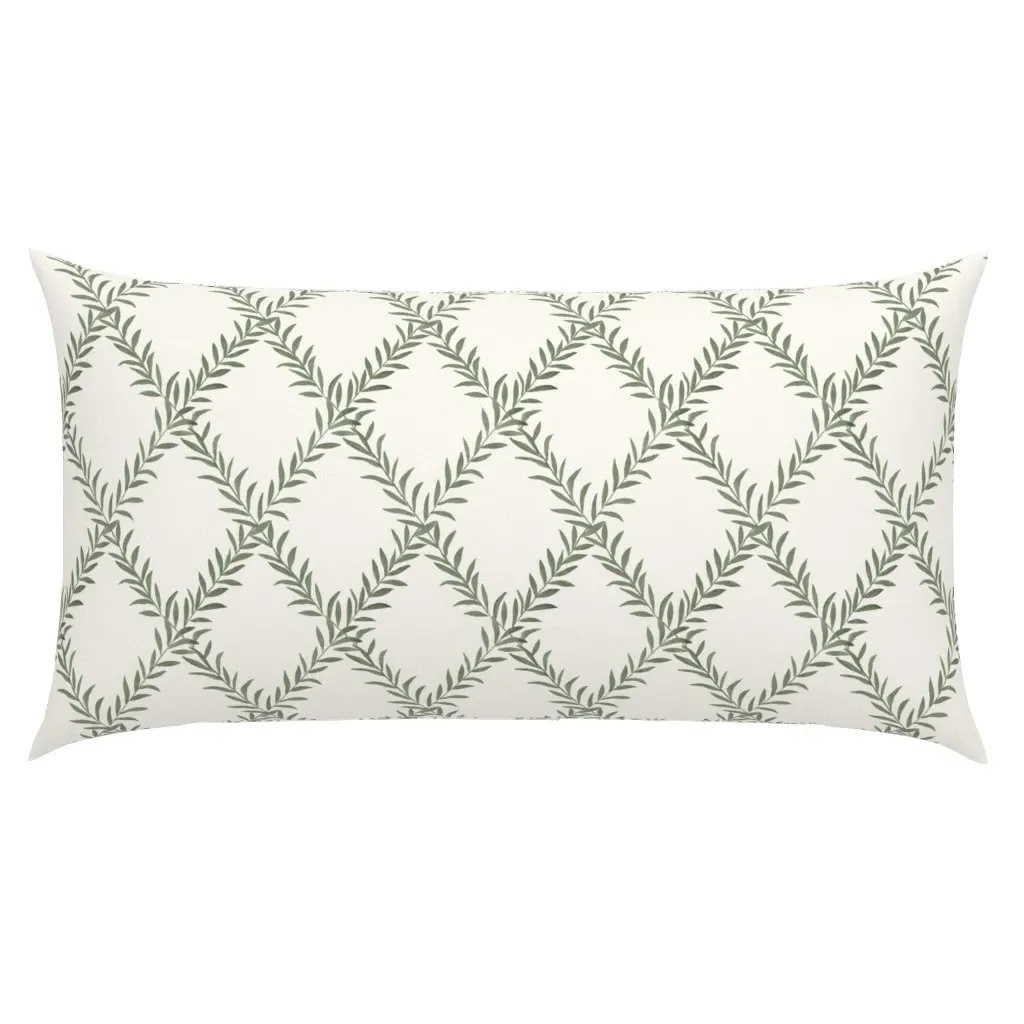 Erin Leafy Trellis Kennebunkport King Pillow Sham - Sage Green product