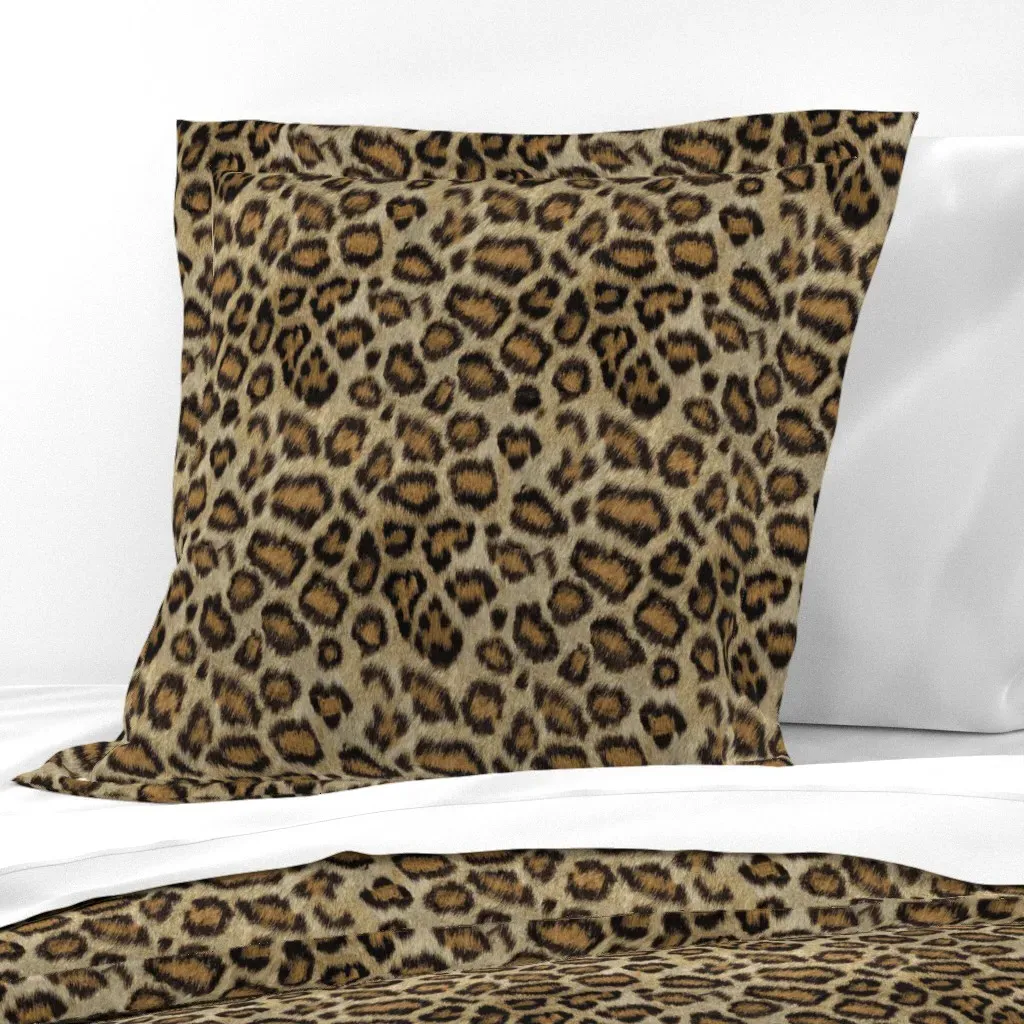 Etosha Leopard Euro Pillow Sham - Beige product