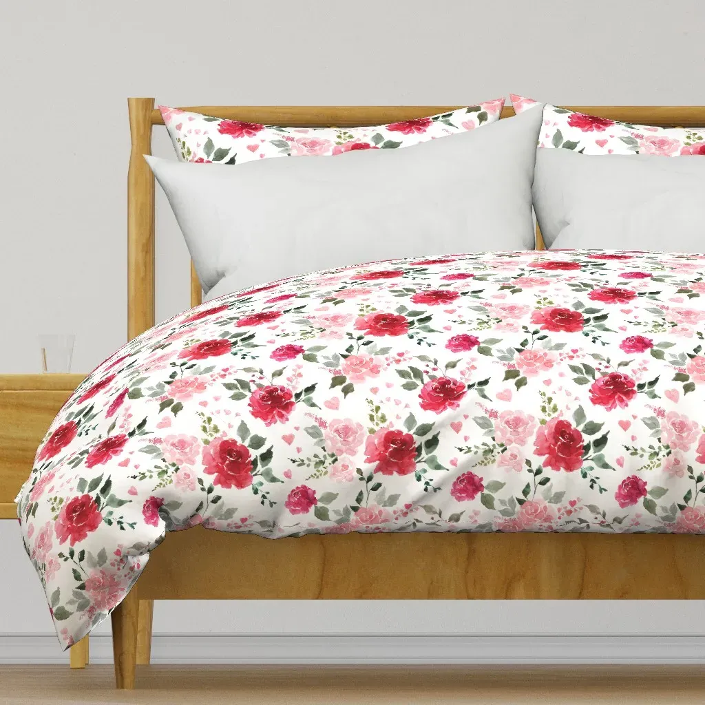 Euphoria Valentine Large Duvet Cover - Red product