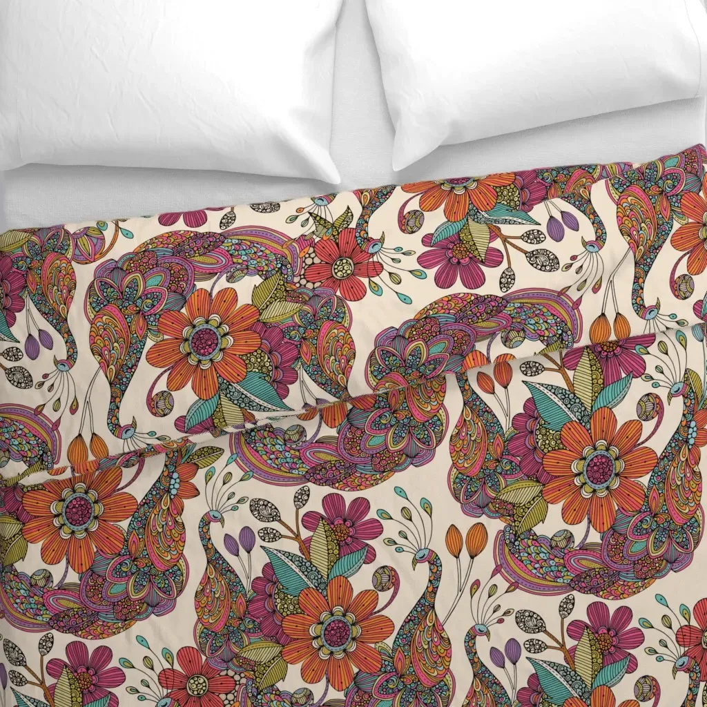Evaluna Duvet Cover - Orange alternate view