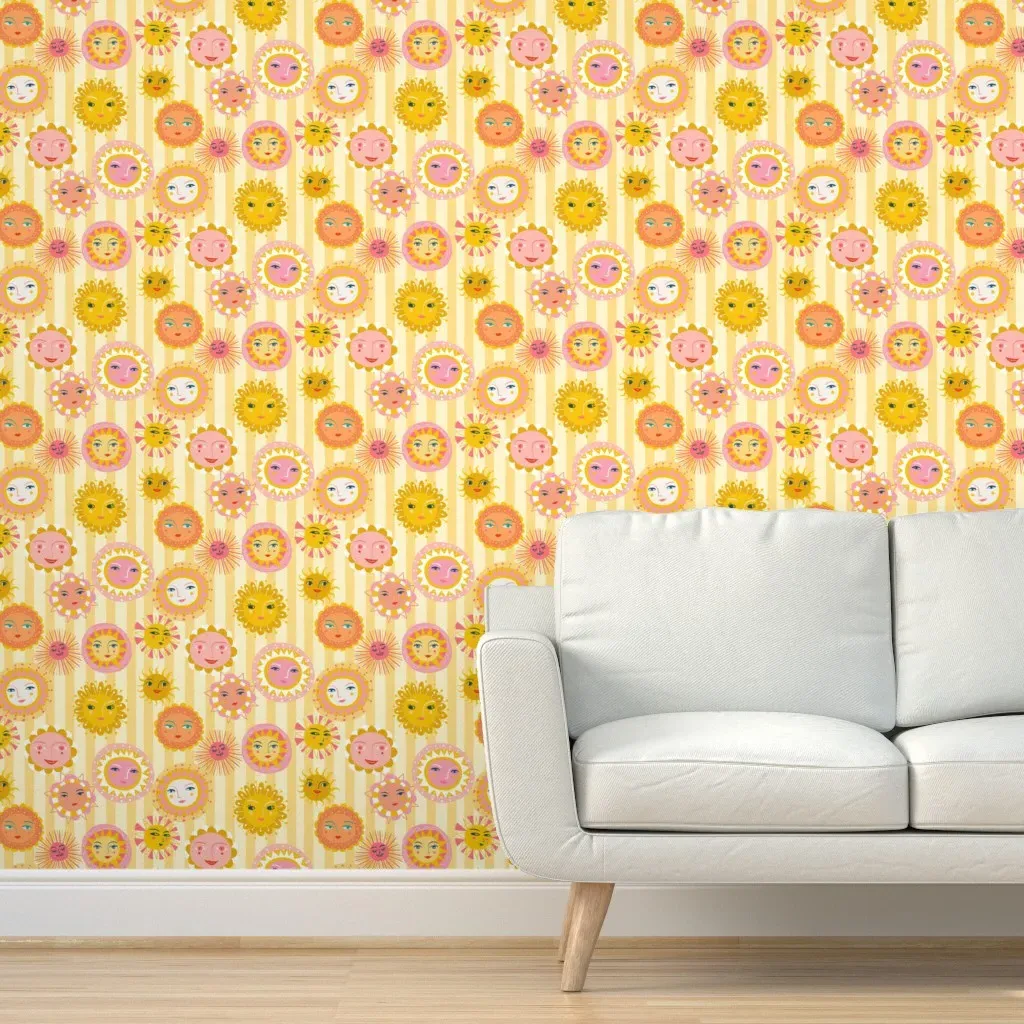 Everyday Sunshine Small Scale Peel and Stick Wallpaper - Yellow product
