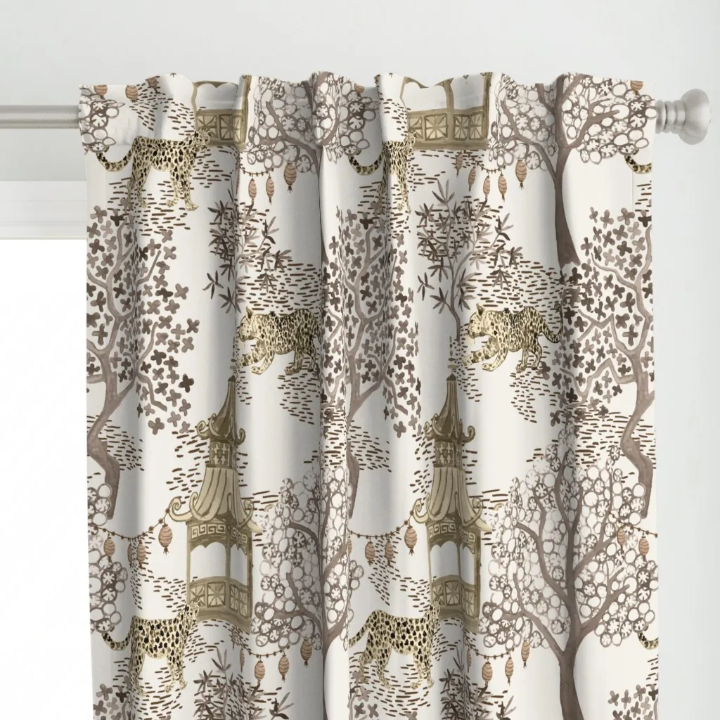 Extra Large Party Curtain Panel - Gold alternate view
